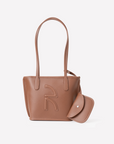 Kendra Mini Tote Bag in Coco Brown