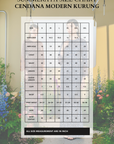 Cendana Modern Kurung Summeraya 2025 in White