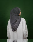 Semaya Scarves in Charcoal
