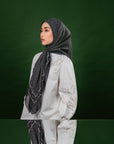 Semaya Scarves in Charcoal