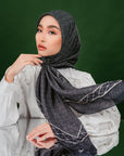 Semaya Scarves in Charcoal