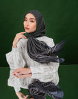 Semaya Scarves in Charcoal