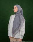 Semaya Scarves in Cool Grey
