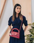 Medium Solace Bag in Cherry