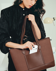 Nirina Tote Bag in Cinnamon