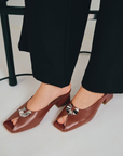 Linda Shoes in Cinnamon