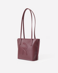 Kendra Mini Tote Bag in Dark Maroon