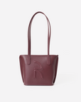 Kendra Mini Tote Bag in Dark Maroon