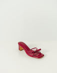 Clara Block Heels in Wine