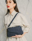 Leo Denim Bag in Dark Blue