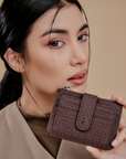 Riri Small Wallet in Dark Brown