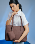 Jiro Tote Bag in Dark Brown