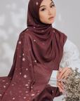 Hanami Shawl in Dark Mahogany