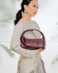 Juno Bag in Dark Maroon