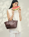 Tiju Bag in Dark Coco