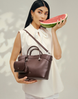 Tiju Bag in Dark Coco