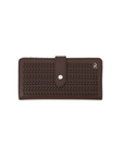 Rimo Long Wallet in Dark Brown