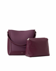 Dumma Hobo Bag in Dark Burgundy