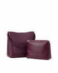 Dumma Hobo Bag in Dark Burgundy