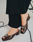 Linda Shoes in Dark Coco