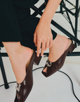 Linda Shoes in Dark Coco