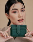 Riri Small Wallet in Forest