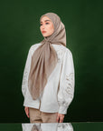 Semaya Scarves in Latte