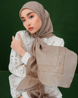 Semaya Scarves in Latte