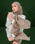 Semaya Scarves in Latte