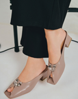 Linda Shoes in Latte