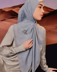 Amaya Scarve in Light Grey