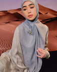 Amaya Scarve in Light Grey
