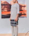 Zayan Set Summeraya 2026 in Light Grey