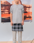 Zayan Set Summeraya 2026 in Light Grey