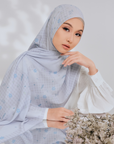 Hanami Shawl in Powder Blue