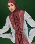 Semaya Scarves in Rosewood