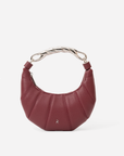 Croissant Bag in Red Velvet