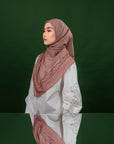 Semaya Scarves in Tawny Brown