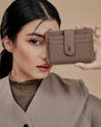 Riri Small Wallet in Taupe