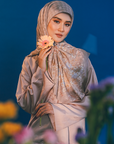 Bunga Scarves Collection in Petunia