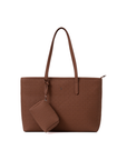 Jiro Tote Bag in Wood Brown