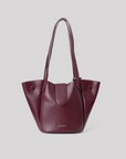 Rikka Tote Bag in Dark Maroon