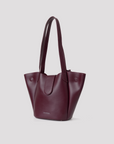 Rikka Tote Bag in Dark Maroon
