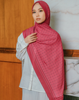 Anora Shawl in Rasberry Pink