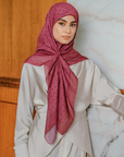 Anora Square in Rasberry Pink