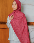 Anora Shawl in Rasberry Pink