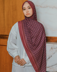 Anora Shawl in Red Pear