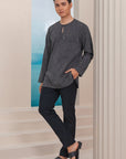Arjuna Modern Kurta Summeraya in Grey