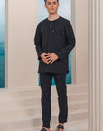 Arjuna Modern Kurta Summeraya in Black