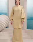 Melor Long Modern Kurung Summeraya in Yellow